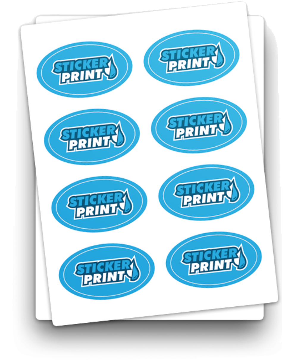 Etichette in fogli Ovali