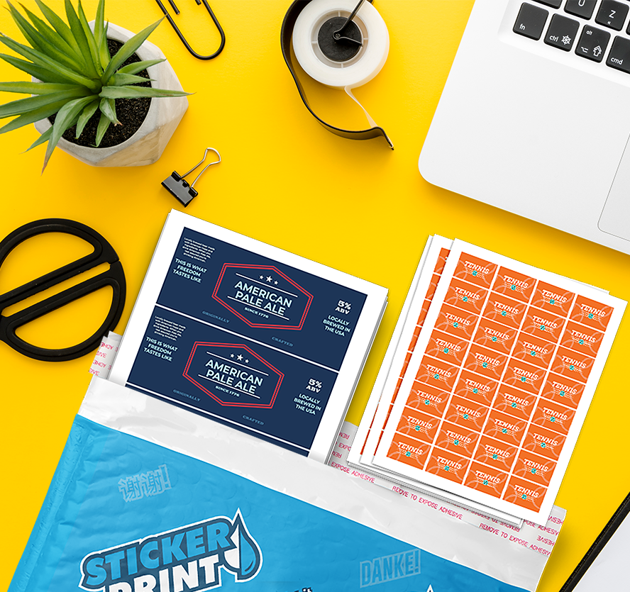 Etichette in Fogli Rettangolari