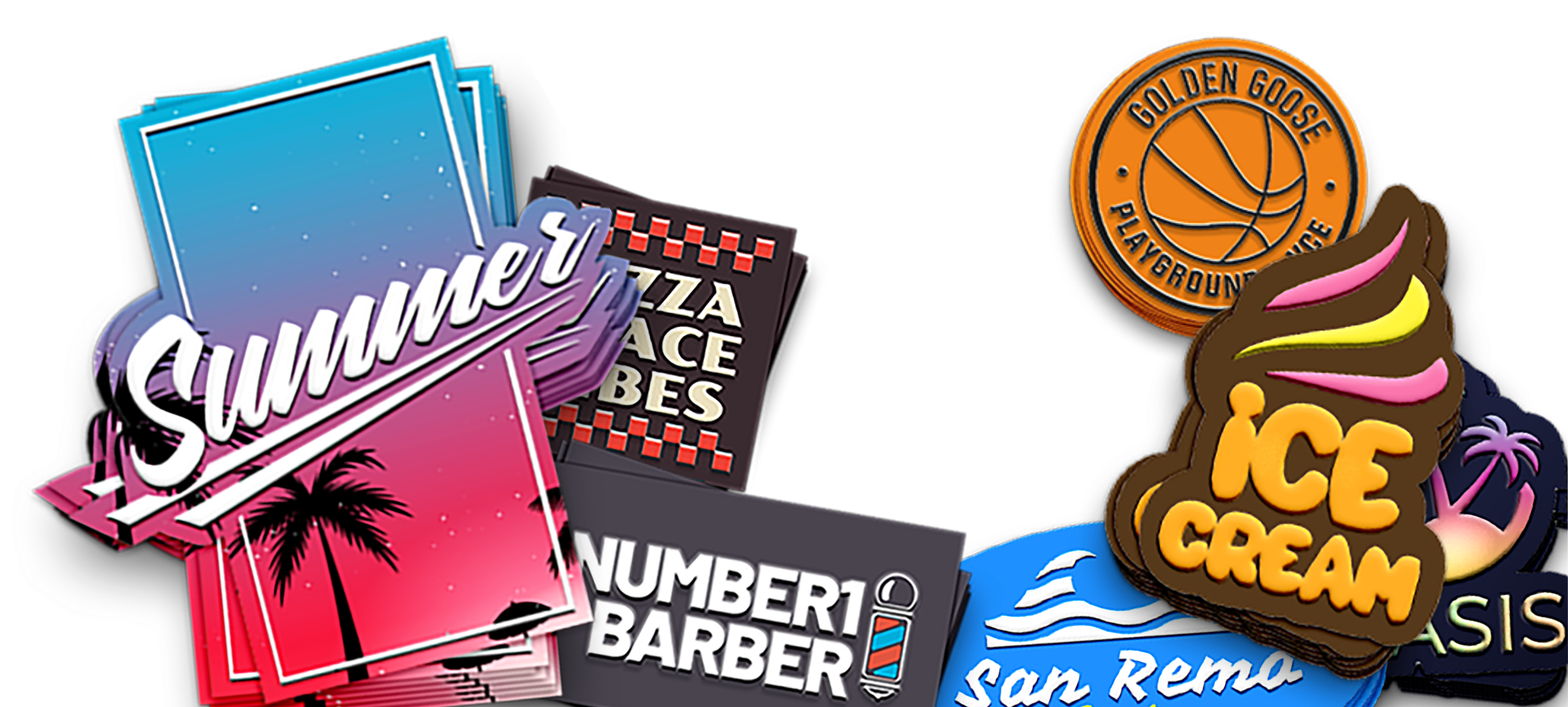 Adesivi in rilievo Desktop